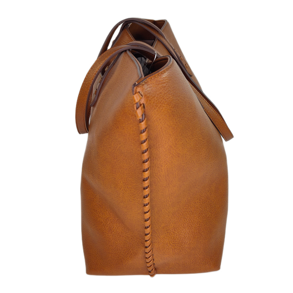 Style & Co Extra Large East West Tote - Tortoise Shell/Brown/Tan - XL - NWOT - Picture 4 of 15